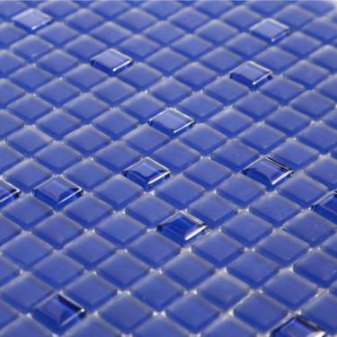 Imagem de Pastilha de Vidro Lisa 30cmx30cm Glass Mosaic (Placas) Azul
