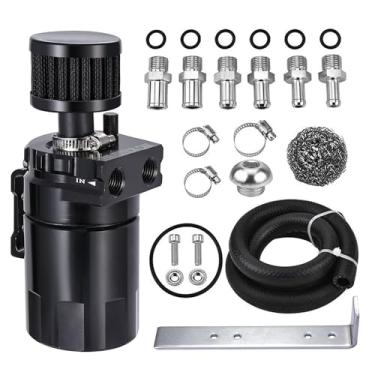 Imagem de Reservatório de Retenção de Óleo EVIL ENERGY, com Filtro de Respiro, Separador de Ar e Óleo de 300 ml, Mangueira de Combustível NBR, para Sistema PCV