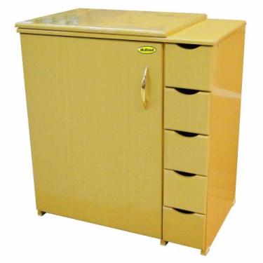 Imagem de Gabinete Luxo Para Maquina De Costura Domestica C/ 5gavetas - Megamak,