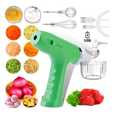 Imagem de Batedeira Elétrica + Processador Batedor Ovos Shake Usb 2x1 - ZEM