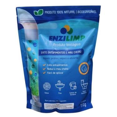 Imagem de Enzilimp Limpa Fossa Séptica E Caixa De Gordura Enzimas 1kg Elimina Od