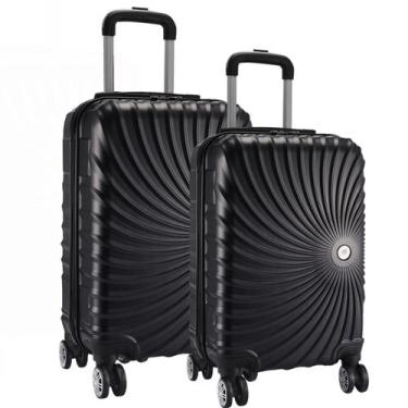 Imagem de Conjunto Mala de Viagem Média e Grande Eagle Em Abs C/ Rodinhas 360º A