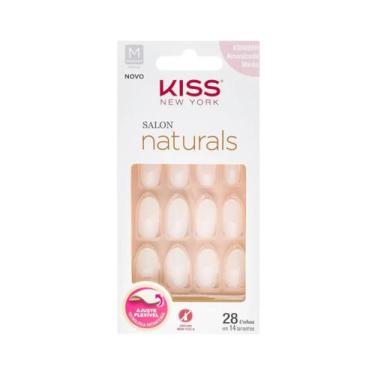 Imagem de Unha Postiça Salon Naturals Amendoada Médio - Kiss New York
