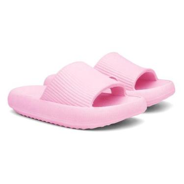 Imagem de Chinelo Nuvem Feminino Ortopédico Macio Leve - EMOT SHOES, Rosa, 36, F