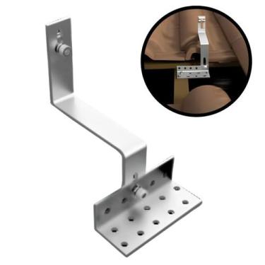 Imagem de Estrutura Suporte Linha C Placa Painel Solar Telha Cerâmica - Perfil M