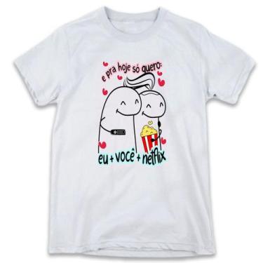 Imagem de 1 Camiseta Dia dos Namorados Flork Para Hoje Só quero Eu + VC + TV - W