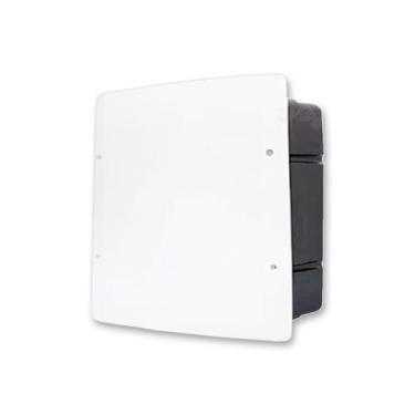 Imagem de Kit 5 Caixa de Passagem 30x30 de Embutir Elétrica Branca - ILUMI