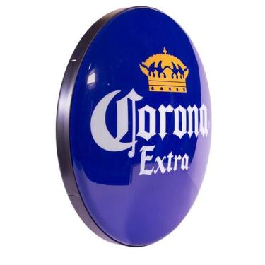 Imagem de Luminoso de Parede Cerveja Corona Retrô Vintage Bar, Garagem, Churrasq