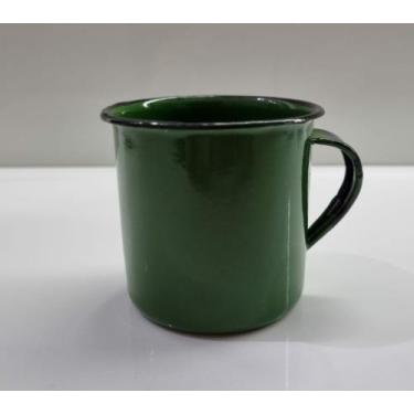 Imagem de 01 Caneca Esmaltada Ágata Original 150 ml Cor Verde Postagem Rápida - 