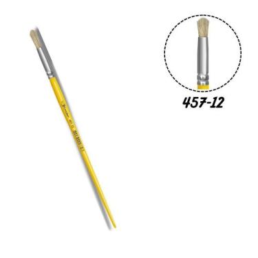 Imagem de Pincel Condor 457-12 Redondo Pelo Natural Cabo Longo