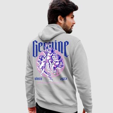 Imagem de Blusa Moletom Genuine Grit Masculina Estampada Algodão 30.1 Angels, Ci