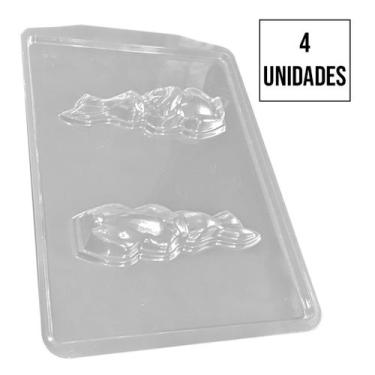 Imagem de Forma de Silicone Coelho Braços Cruzados - 4cm x 11,4cm - 4 Un - Cryst