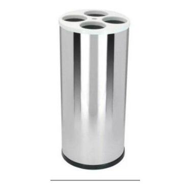 Imagem de Dispensador De Copos Água Em Aço Inox Para 500 Copos 180 Ml - JSN