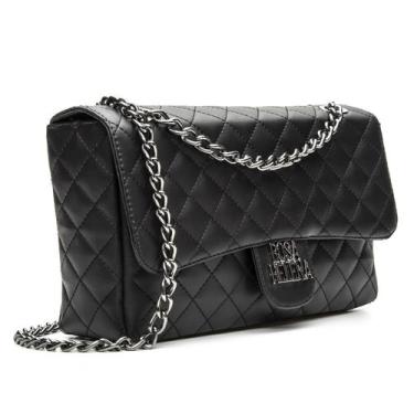 Imagem de Bolsa Feminina Bag Transversal De Ombro - Schenker, Preto, Unico