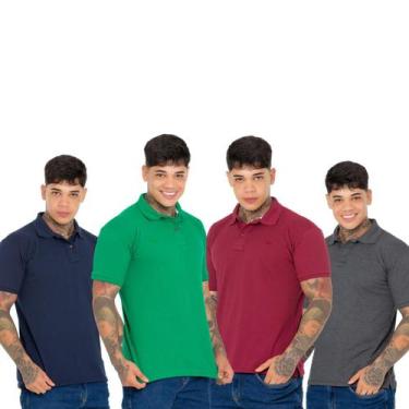 Imagem de Kit Especial 4 camisas Polo Masculinas para Todos os Momentos - Ridens