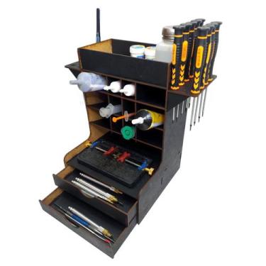 Imagem de Organizador Bancada Grande Para Assistência - Volp Laser, Preto