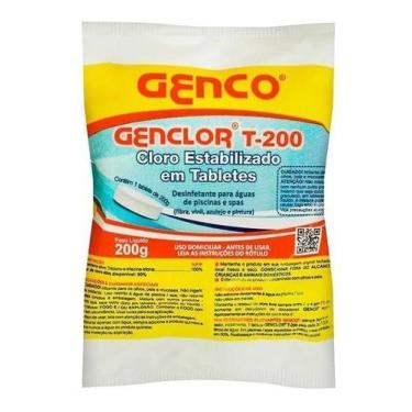 Imagem de Pastilha Tabletes Cloro Estabilizado Genclor T-200 Genco