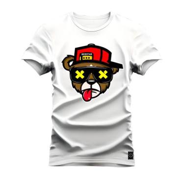 Imagem de Camiseta Plus Size T-Shirt Algodão Premium Estampada Boné Bolado 3.0 -