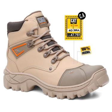 Imagem de Bota Coturno Wonder Motoqueiro Catprime Antitorção Couro Legítimo Embo