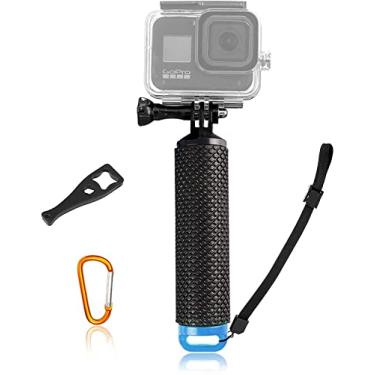 Imagem de YonGoo Grip flutuante à prova d'água compatível com Gopro Hero 11 10 9 8 7 6 5 Max Session 4 3+, DJI Osmo, azul