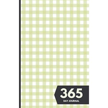 Imagem de 365 Day Journal: Unlined and Undated Daily Diary - 5.5in x 8.5in | Gingham Cover: A whole year of daily journal ideal gift for friends and family