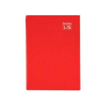 Imagem de Caderno Grande Costurado Brochura Capa Dura 96 Folhas - Pauta Branca, 