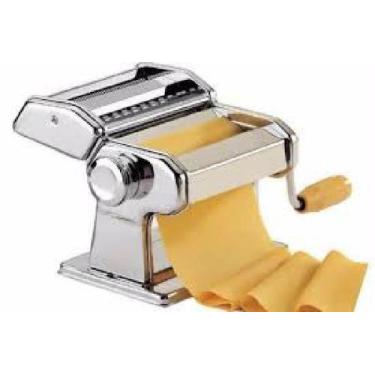 Imagem de Máquina Fazer Macarrão Massas Manual Caseiro Italiana Fresca - Bc Bora