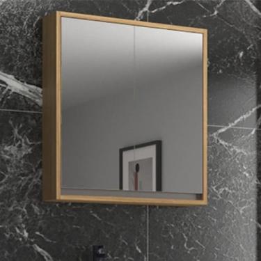 Imagem de Armário de Banheiro 60cm 02 Portas com Espelho Ref 630 Cewal - Itapuã/