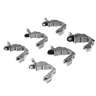 Imagem de Calcador Elástico, 6 Peças Calcador Elástico Máquina de Costura Calcador de Metal Máquina de Costura 1/8 3/16 1/4 5/16 3/8 1/2 Calcador Elástico Todo Em Aço S537 Calcador