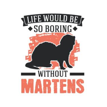 Imagem de Marder Tagesplaner: Life would be so boring without Martens Marder/Kalender 2023 & 2024 / Wochenplaner Tagesplaner Planer/Planungsbuch To-Do-Liste / 6x9 Zoll / 100 ausfüllbare Seiten