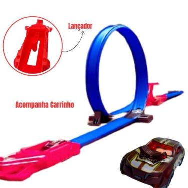 Imagem de Pista Carro Carrinho looping brinquedo tipo HotWheels Infantil 360º in