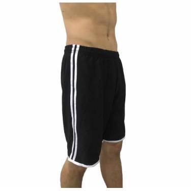 Imagem de Shorts Futebol Masculino  Poliéster  Bermuda  Calção  Academia  Corrid
