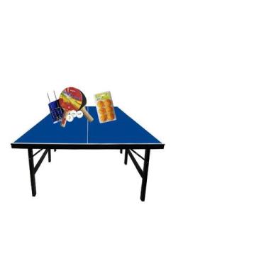 Imagem de MESA PING PONG MDP 15mm KLOPF Olimpic 1013 OFICIAL + KIT Completo Klop
