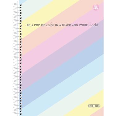 Imagem de Caderno Colegial 24cm 80 Folhas Cristales Animativa 7645