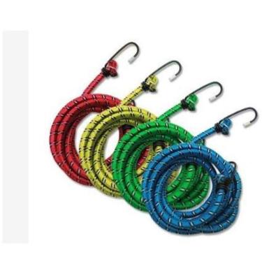 Imagem de Extensor Corda Elástico 2 Metros Bagageiro De Moto - 4 Unids