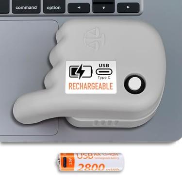Imagem de Recarregável Trackpad Jiggler – Porta de carregamento USBC – Indetectável – Mouse sem fio – Não funciona no DeII – Mantém o touchpad ativo, laptop acordado – Motor mecânico do mouse – Interruptor