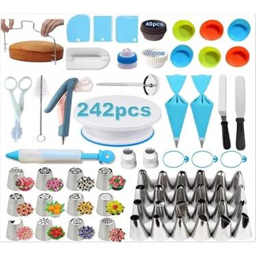 Imagem de Kit Confeiteiro Profissional 242 Peças