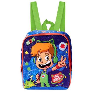 Imagem de Lancheira Escolar Gato Galactico Clio Style Gg24118l Cor Azul Gato Gat