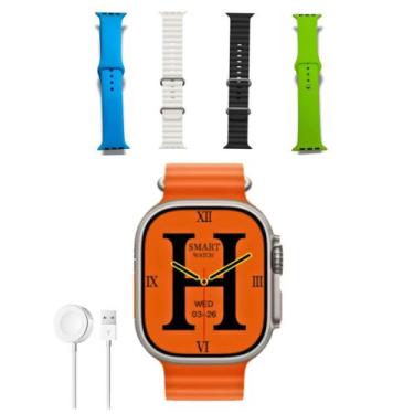 Imagem de Smartwatch Ultra Mais 04 Pulseiras 45mm Unissex Inteligente - fgteck