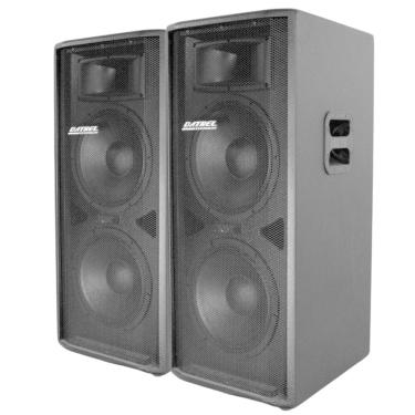 Imagem de Kit 2 Caixa de Som Ativa+Ativa Dupla DATREL AT15X2 15” TITANIUM 500W Bluetooth