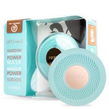 Imagem de FOREO, UFO Mini 2, Spa em Casa, 5 em 1, Dispositivo de tratamento facial inteligente, Máscaras faciais, Termoterapia, Crioterapia, Para todos os tipos de pele, Cor Mint