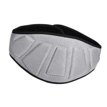 Imagem de menolana Cinturão de levantamento de peso para homens Mulheres Treinando o cinto de cinto de suprimentos lombares de apoio para a academia de exercícios de, Cinza, L