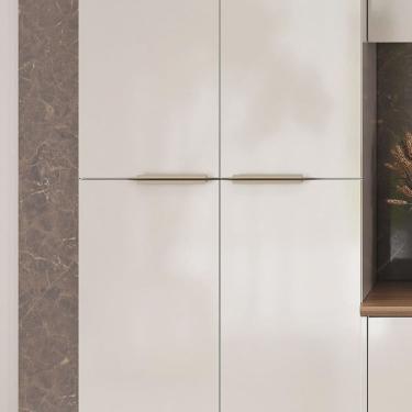 Imagem de Paneleiro Duplo em Aço 4 Portas Dobradiça Slow Motion Renova Itatiaia