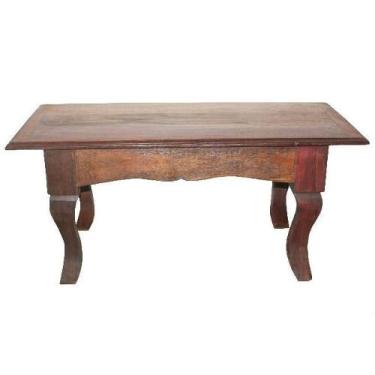 Imagem de Mesa de Centro Rústica Léia em Madeira de Demolição - Cód 2083
