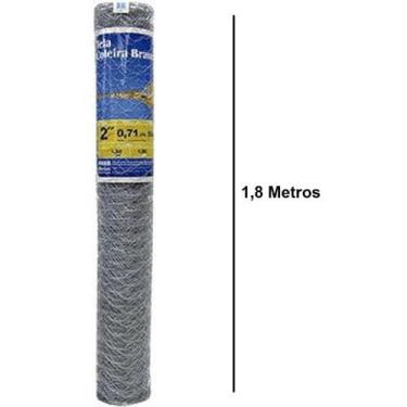 Imagem de Tela Para Galinheiro Fio 23 E 1,8 Mt Altura