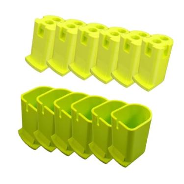 Imagem de Baoblaze Montagens de bateria cabides, suportes de bateria Montos para o organizador de parede sem fio de 18V sem fio, instalação fácil, suportes de