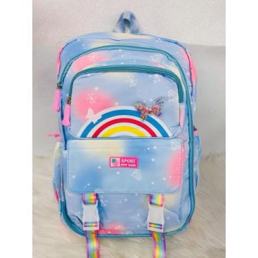 Imagem de Mochila Menina Multifuncional De Grande Capacidade Para Estudantes/Est