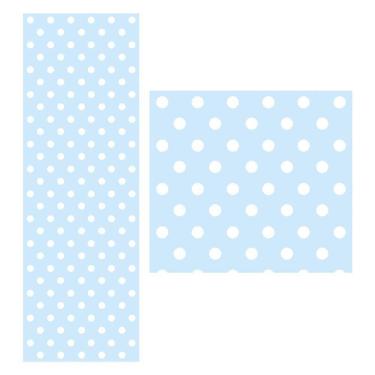 Imagem de Papel De Parede Adesivo Bolionha Azul Grande 1,5 Metros O Rolo Np363