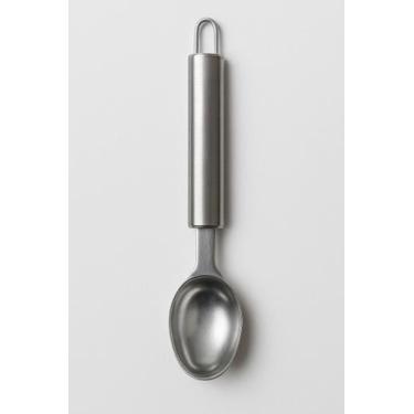 Imagem de Colher para sorvete ou açaí profissional em aço inox - R.B COMÉRCIO DE