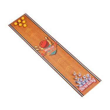 Imagem de menolana Mini jogo de boliche para bolas com bolas e pinos Office Office Indoor Party Desktop Bowling Desk Toy para viajar para crianças para casa